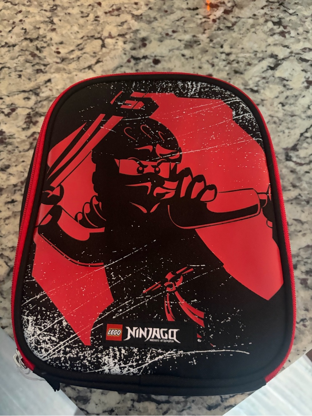 Lego Ninjago Red and Black Men's lunchbox